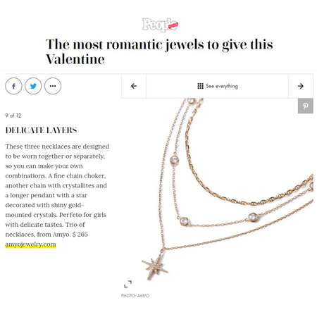 People The Most Romantic Jewels to Give This Valentine Layered Necklaces