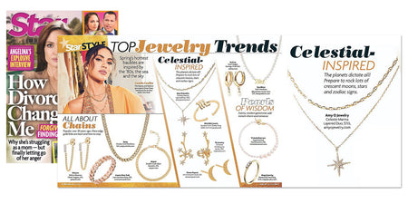 Star Magazine:Celestial Inspired Jewelry Trend Celeste Marina Layered Duo