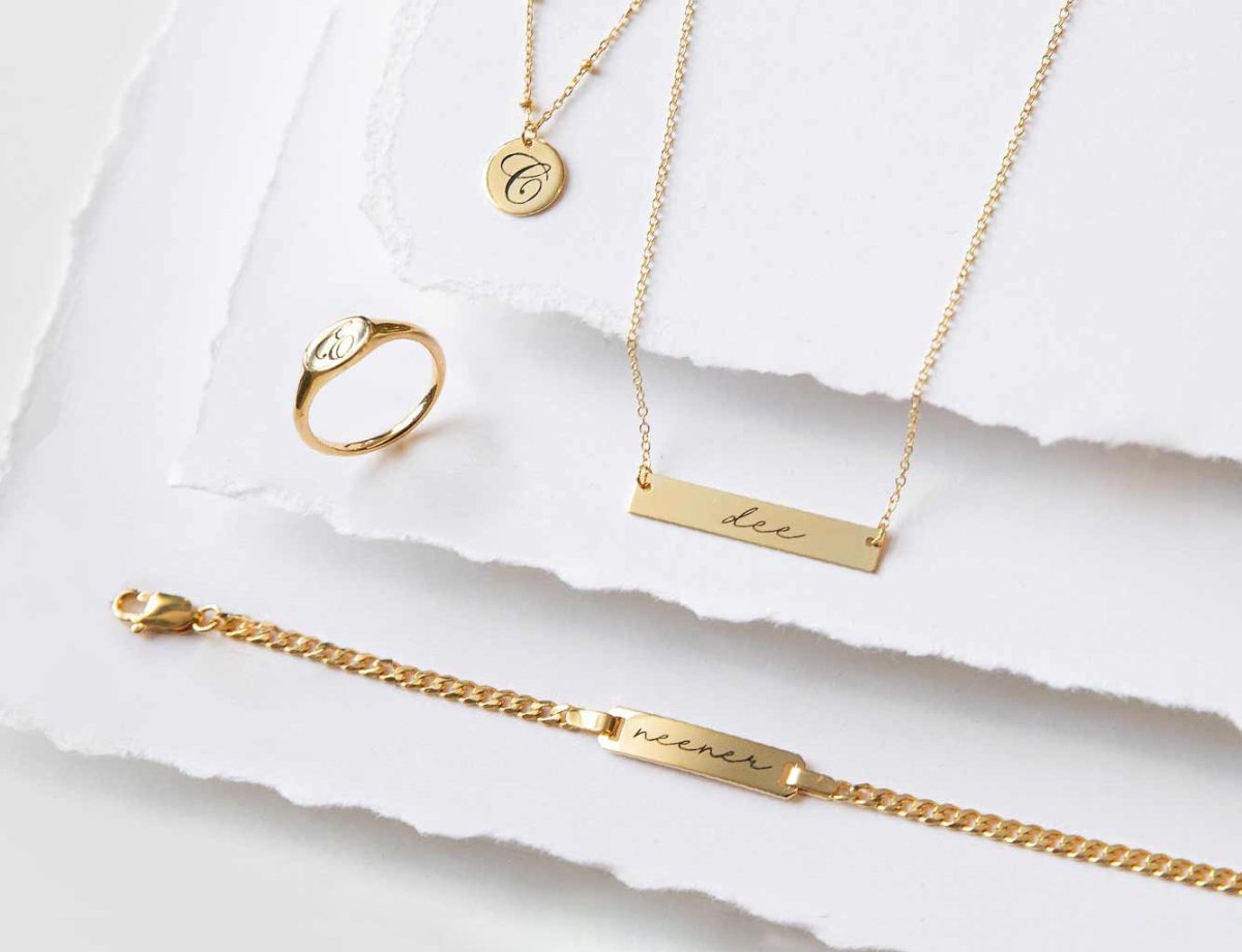 Engraved Jewelry - AMYO Jewelry