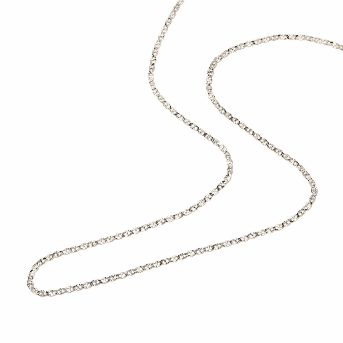 Diamond-cut Mariner Anchor Link Chain