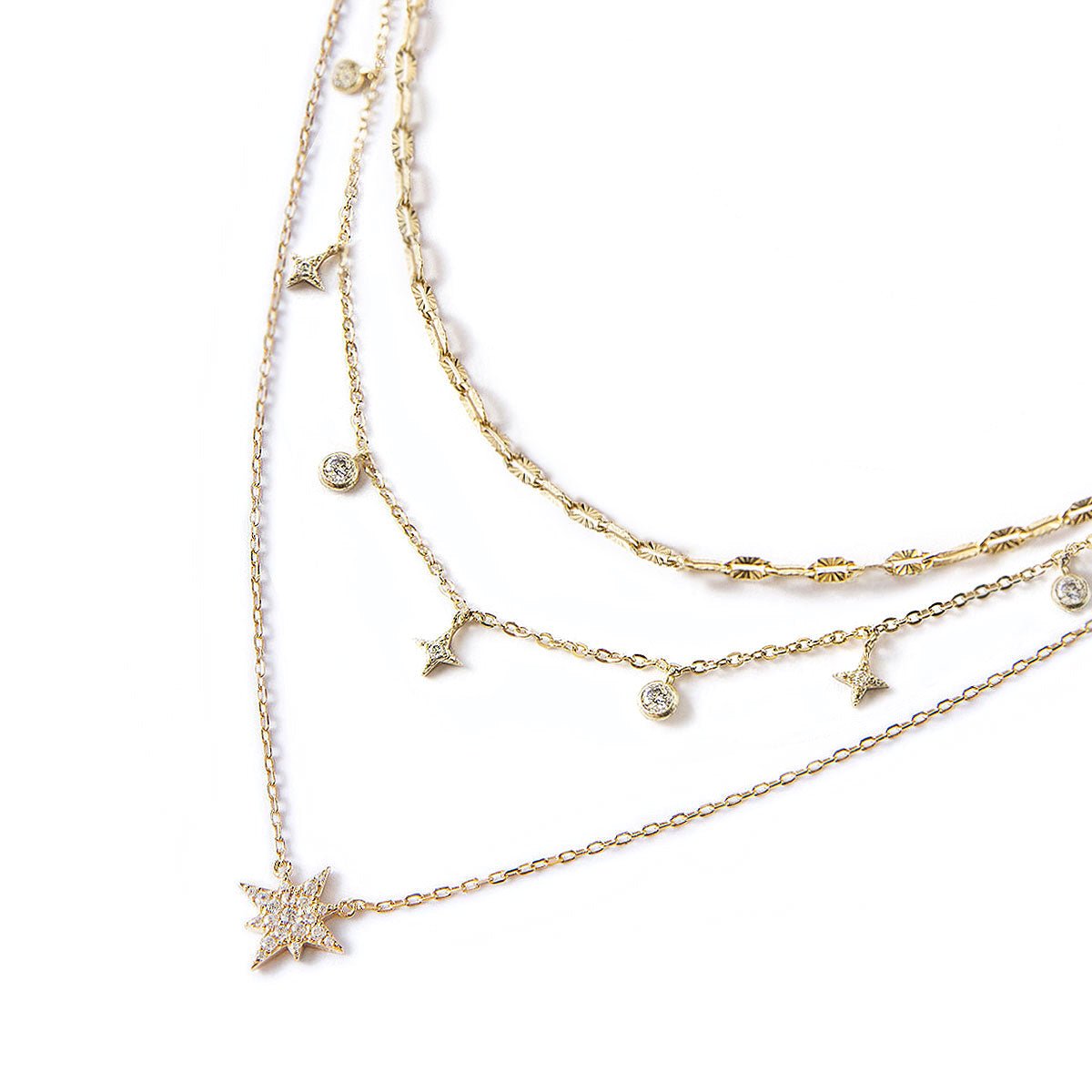 Necklace For Women, Necklace Layering, Stella Dangle Crystal 