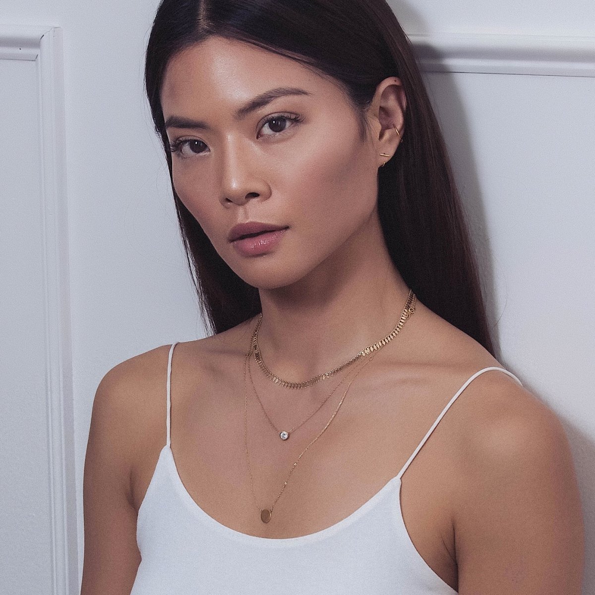 Cleo Solitaire Disc Layered Trio