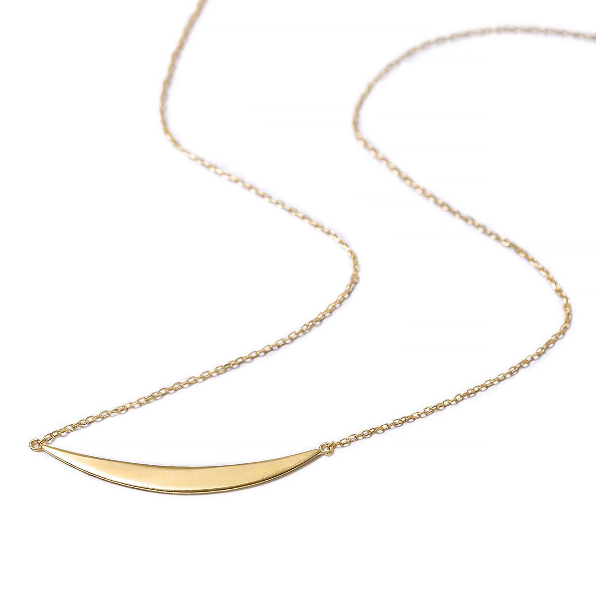 Wide Bar Layering Necklace, Short Bar Necklace, outlets Gold Crescent Necklace, Gold Bar Necklace