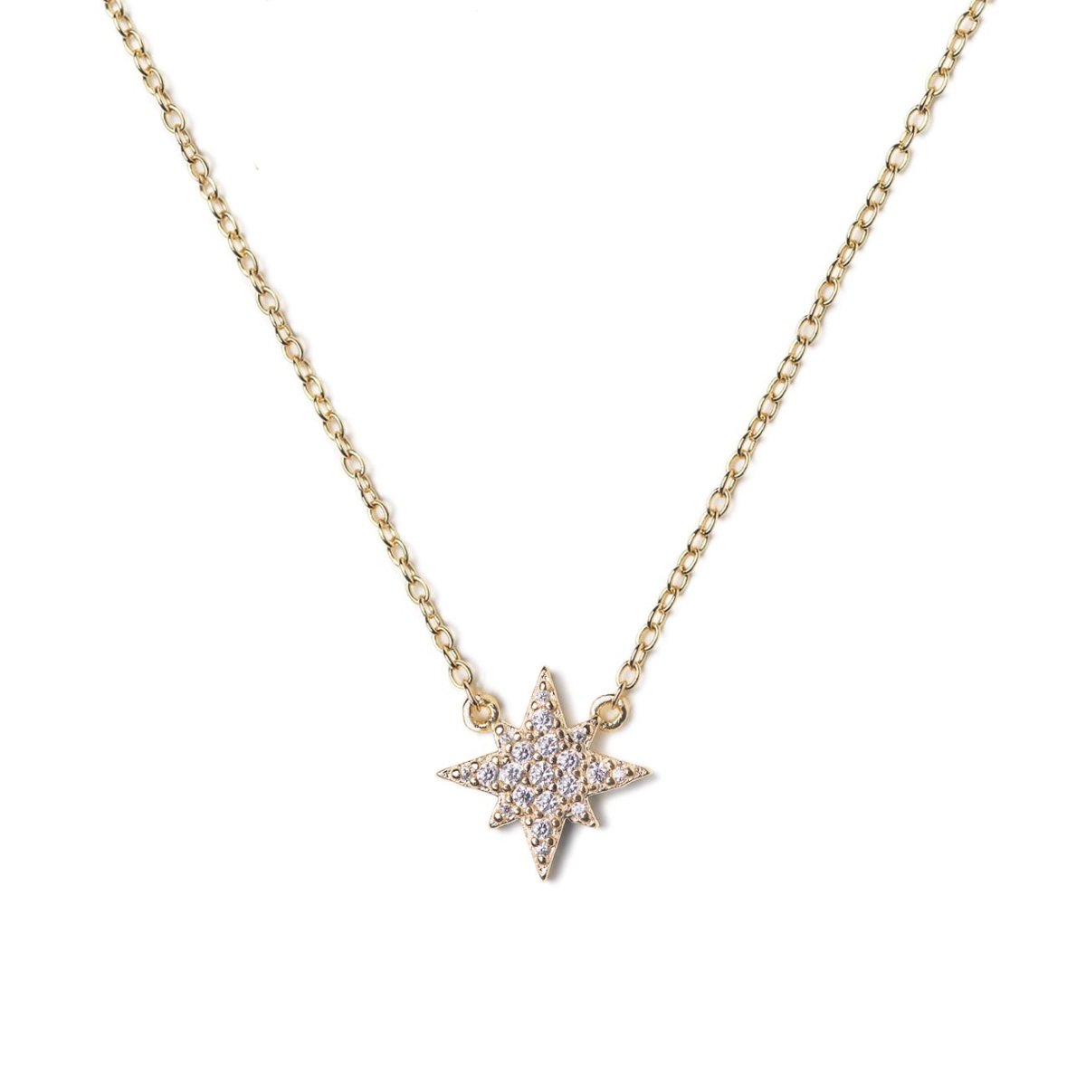 Diamond Star Necklace in 14k Solid Gold retailer - 14k Gold Star Necklace - Charm Celestial Necklace - Diamond Jewelry - Fine Jewelry