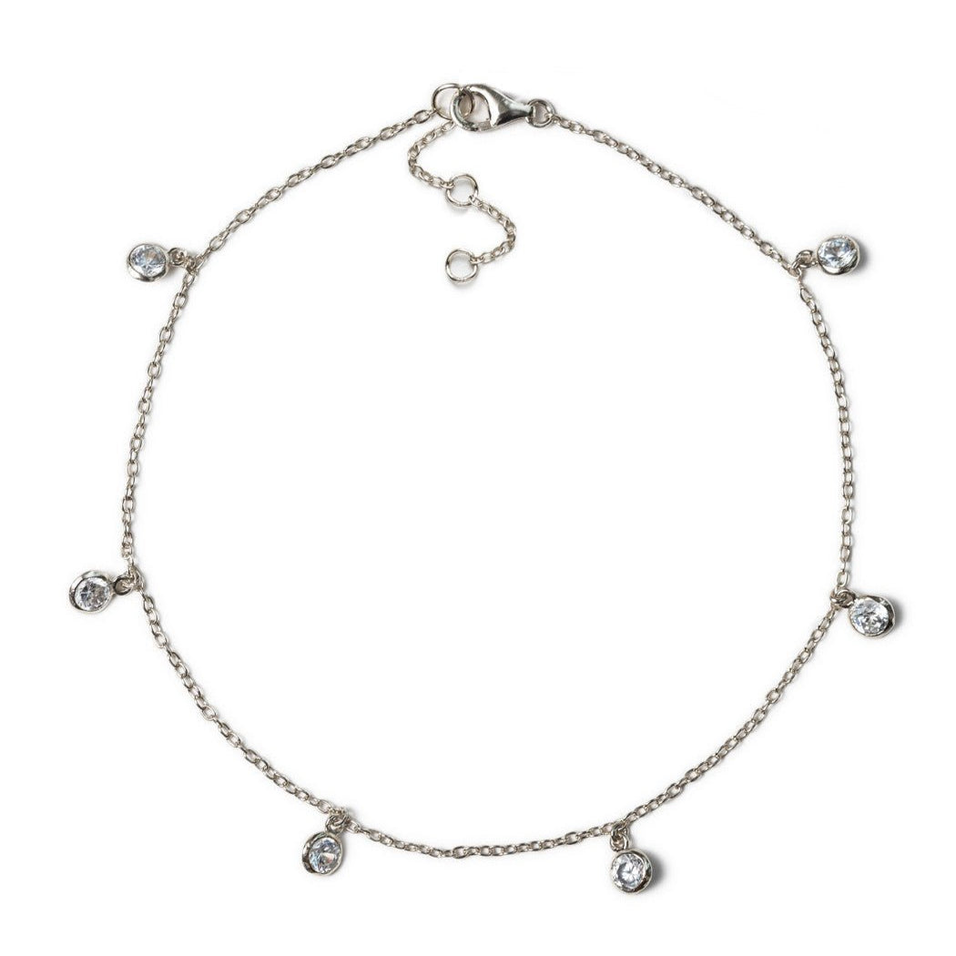Dakota Dangle Anklet, Anklets - AMY O. Jewelry