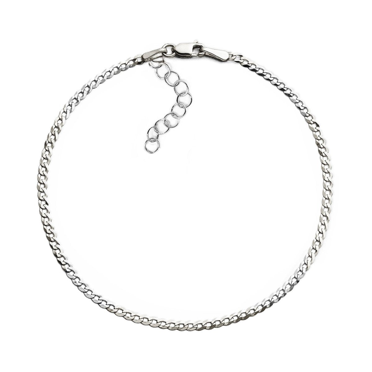 Flat Cuban Chain Anklet