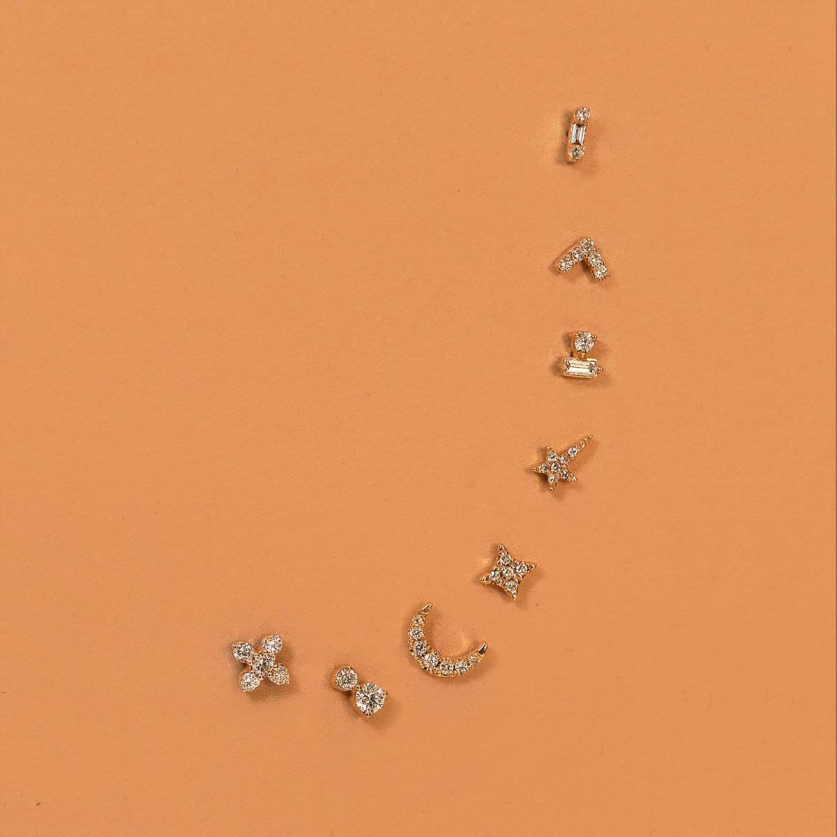 Diamond Twinkle Star Stud