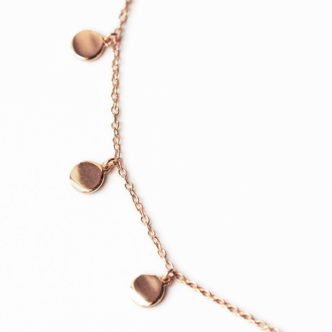 Round Disc Dangle Bracelet, Bracelets - AMY O. Jewelry