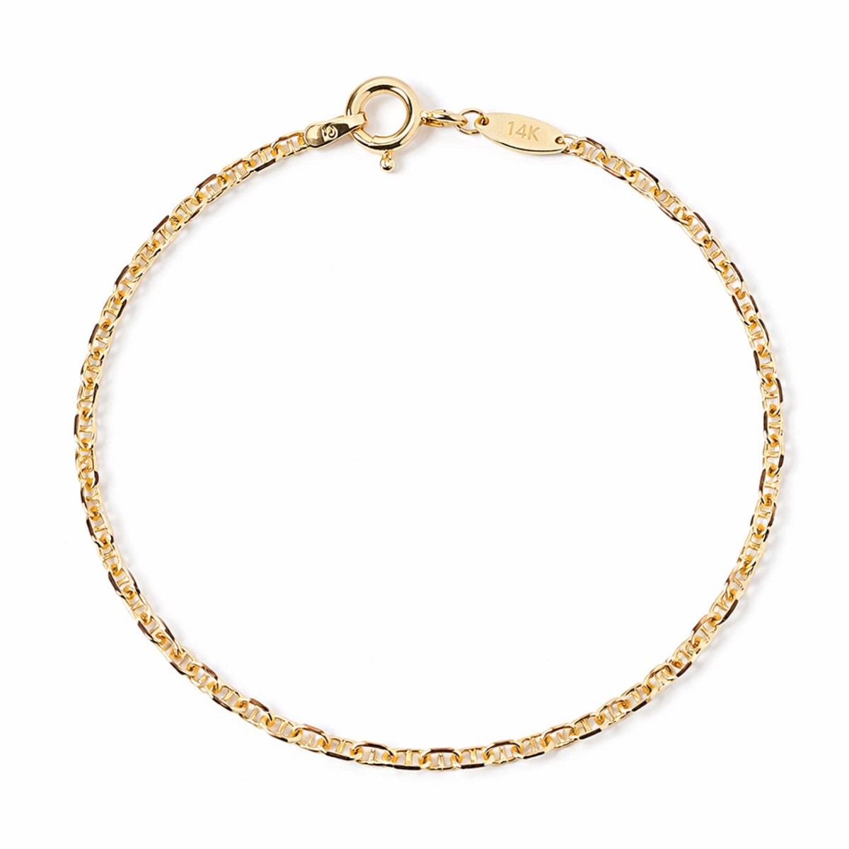 14K Gold Bracelets, Marina Chain Bracelet