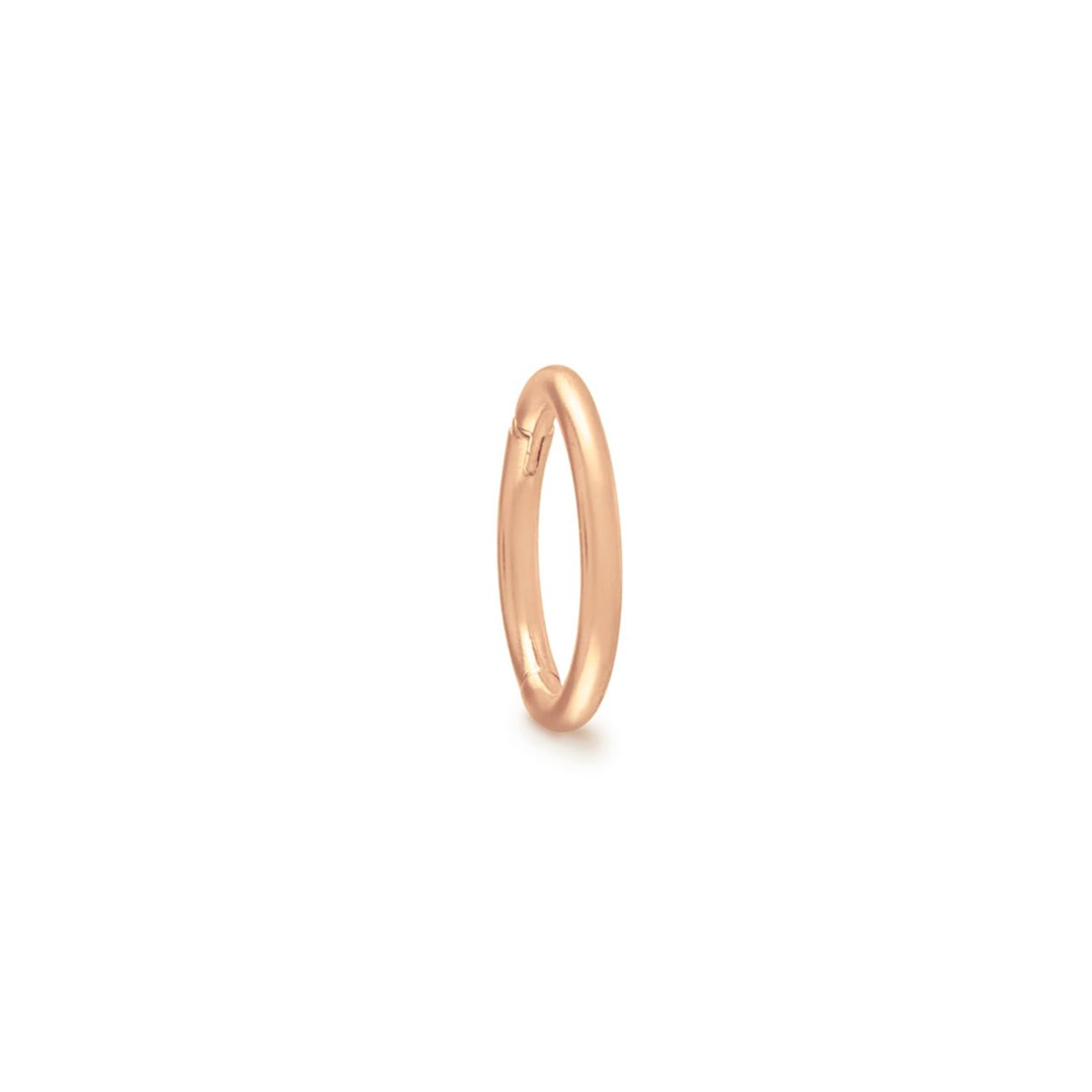 14 good Karat Rose Gold Simple Seamless Clicker Ring