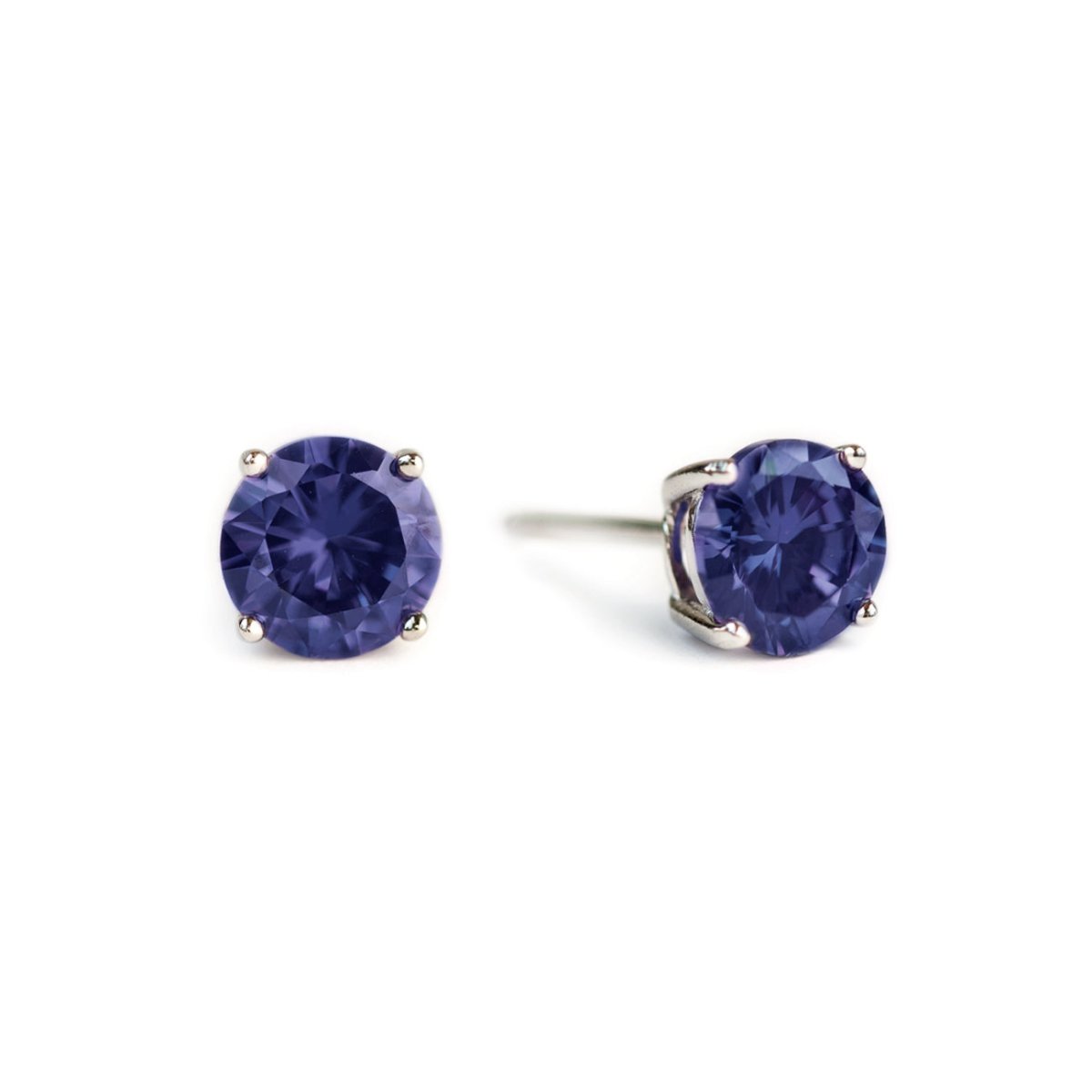 Gemstone Studs Blue Sapphire