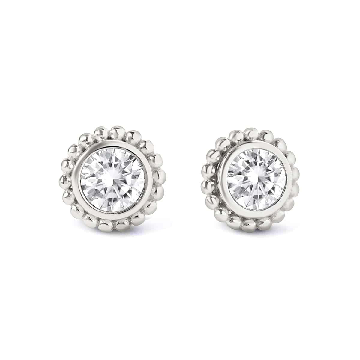 Crystal Beaded Halo Studs