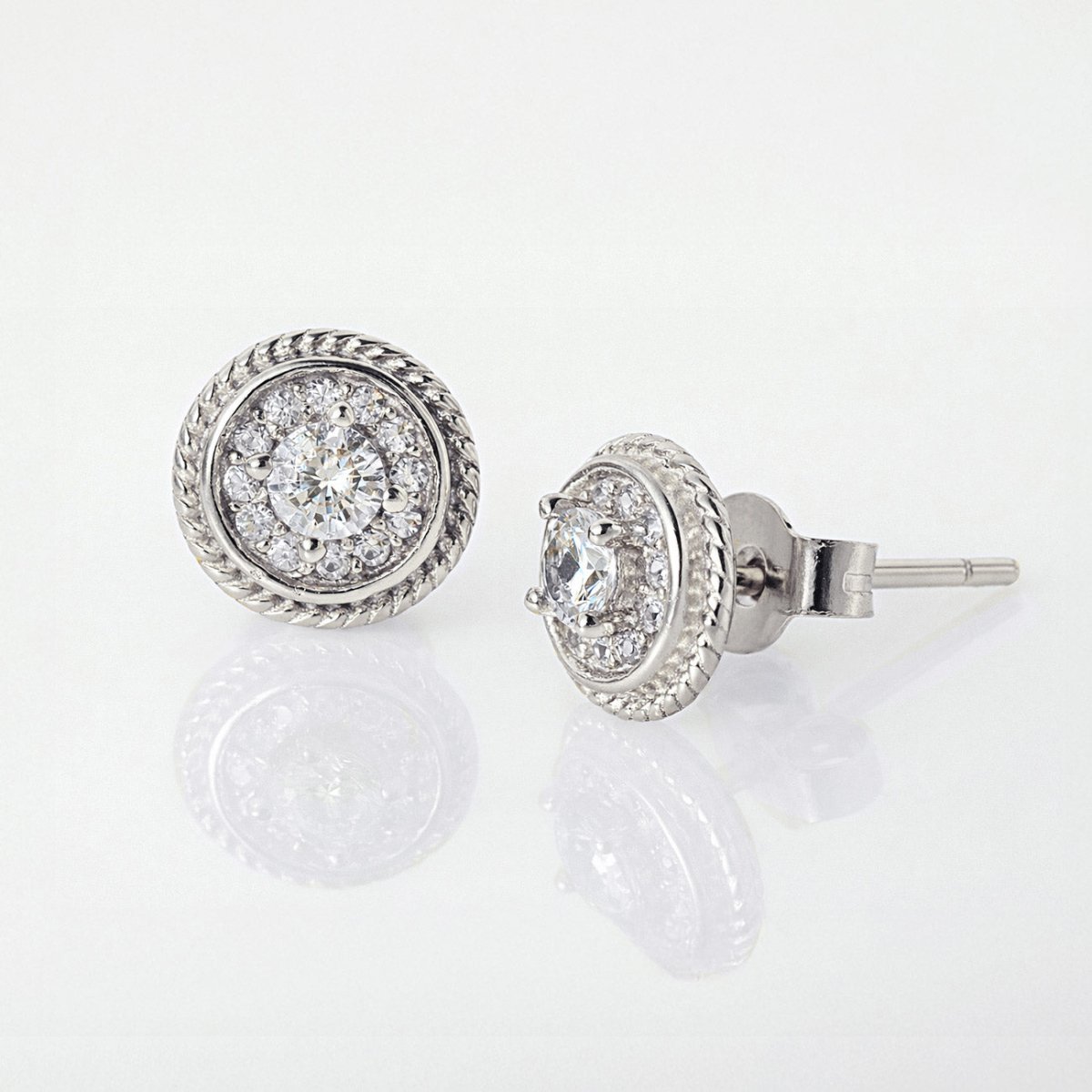 Solitaire Halo Rope Studs
