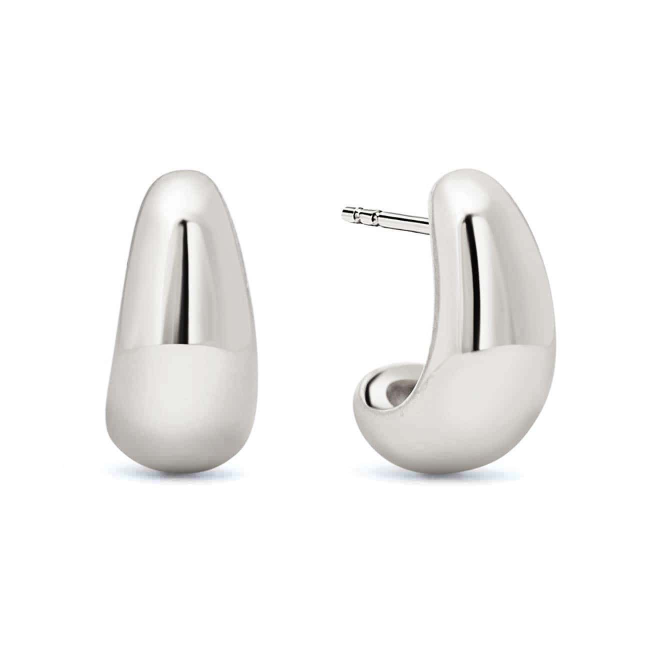 Chunky J Hoop Earrings