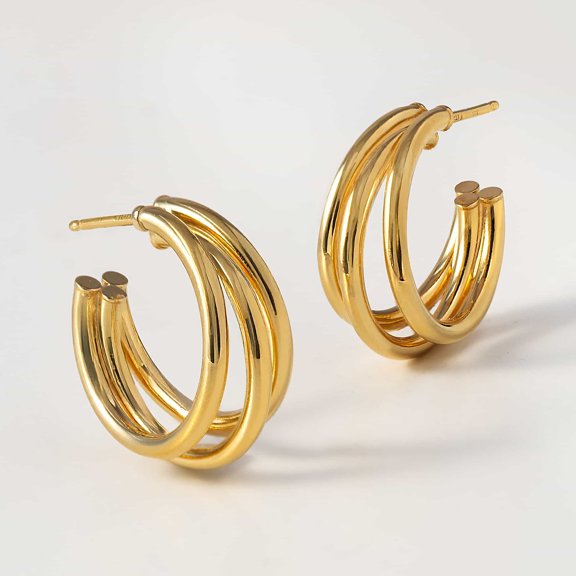 Triple Hoop Earrings