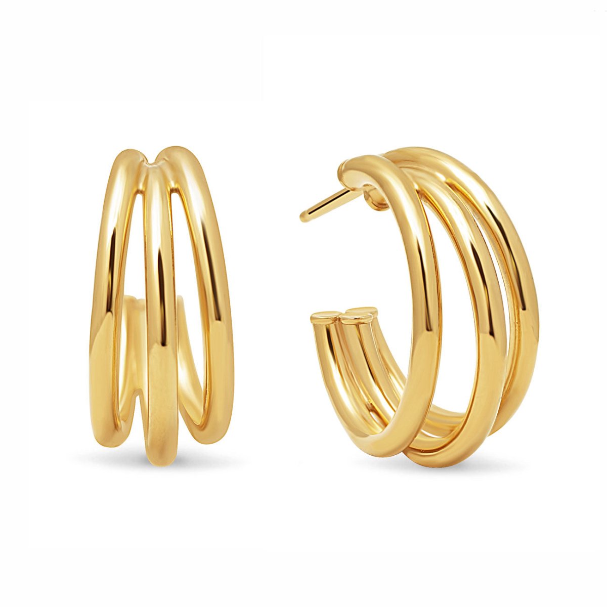 Triple Hoop Earrings