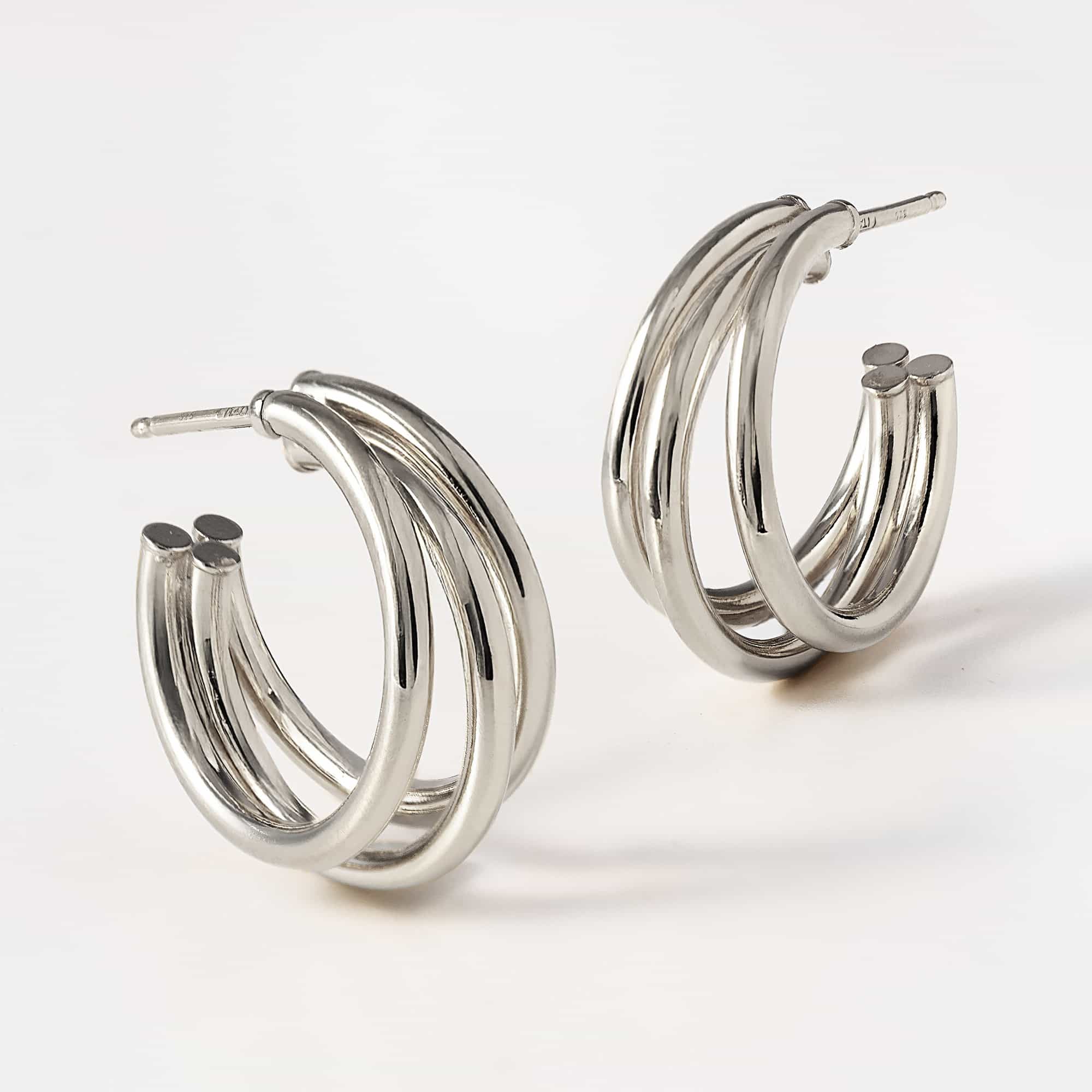 Triple Hoop Earrings