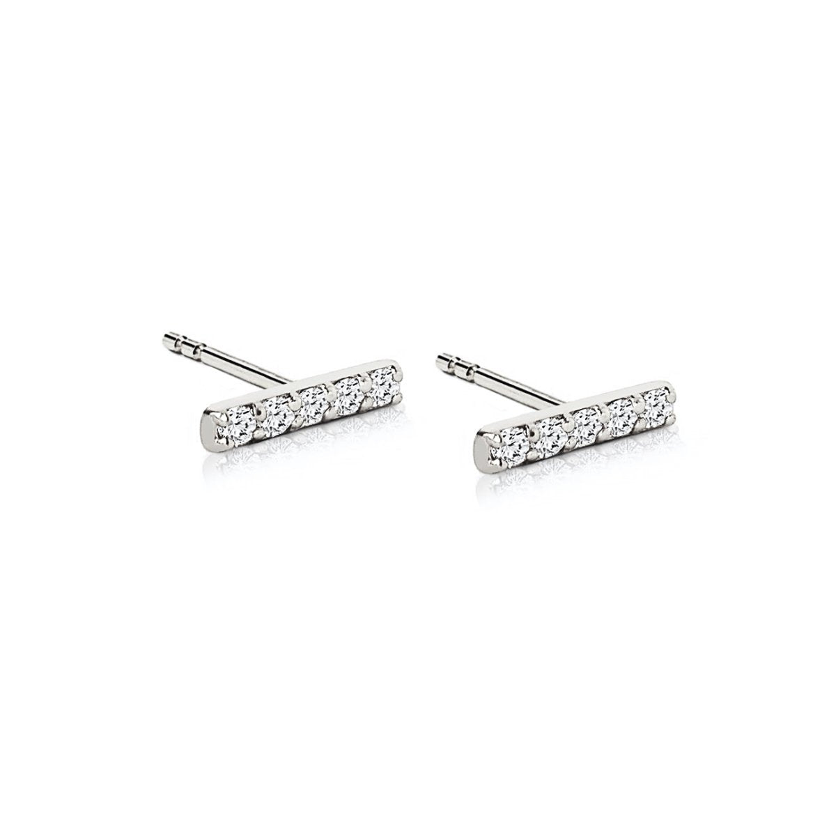 Diamond Bar Studs