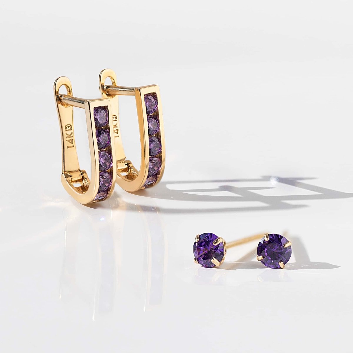 Birthstone U Huggies Amethyst