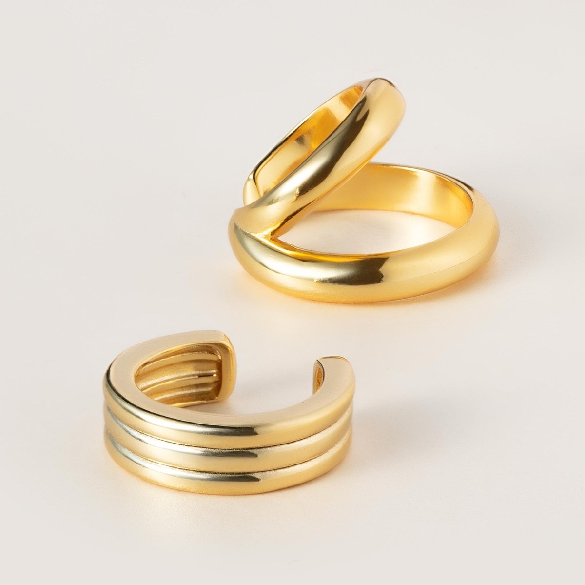 Bold Double Band Ear Cuff