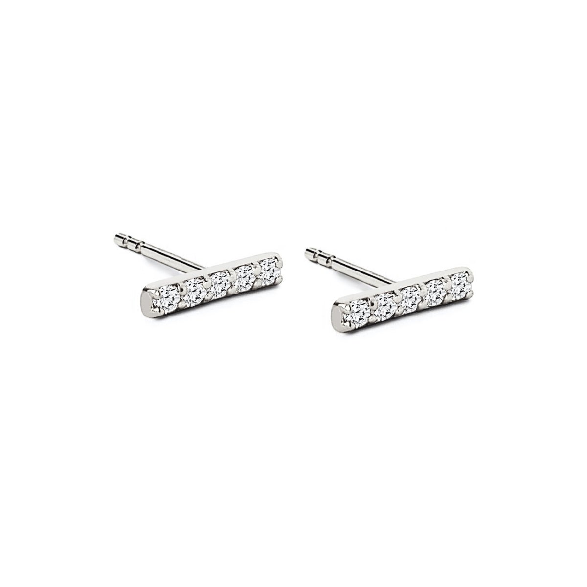 Pavé Bar Studs
