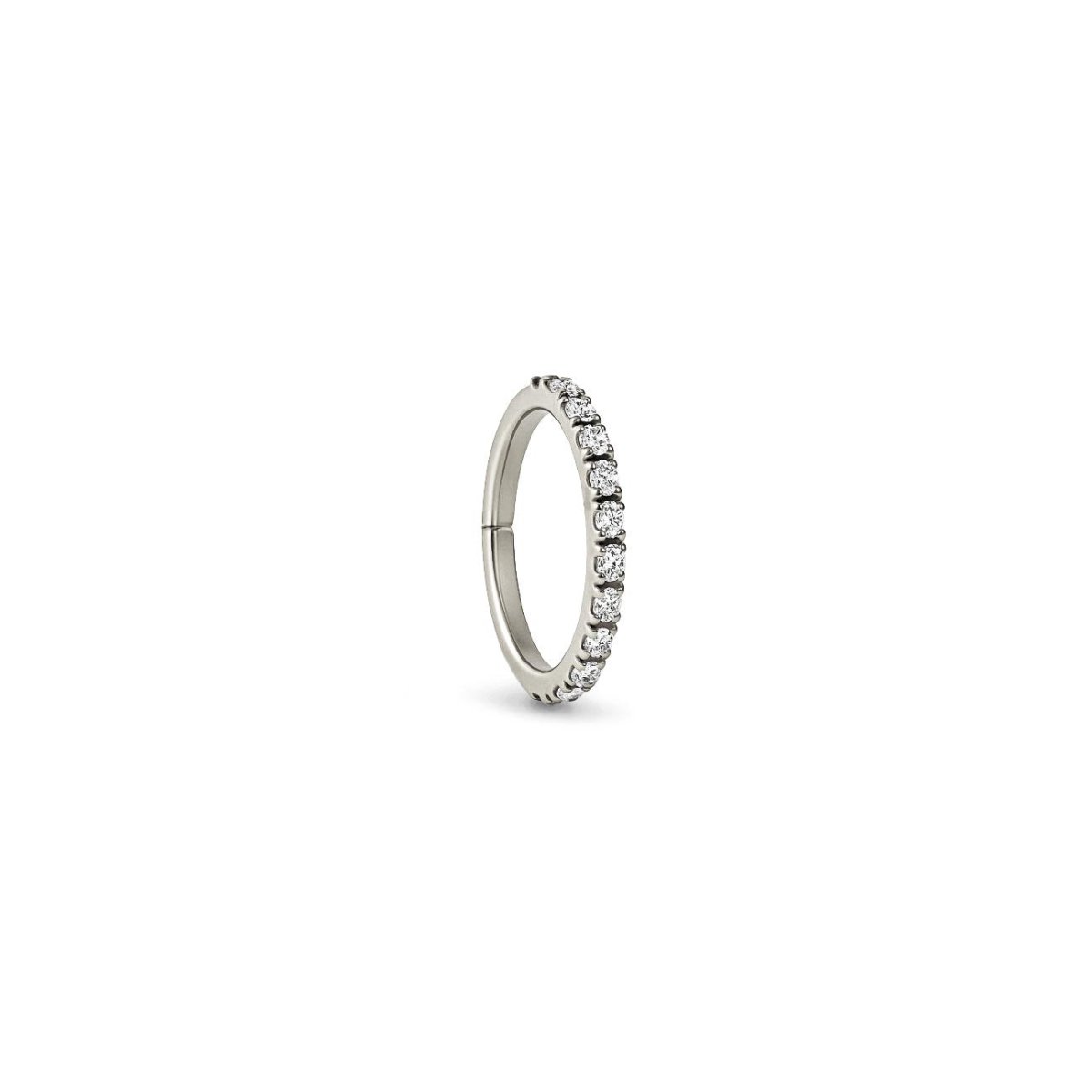 Cartilage Pavé Hoop Earring