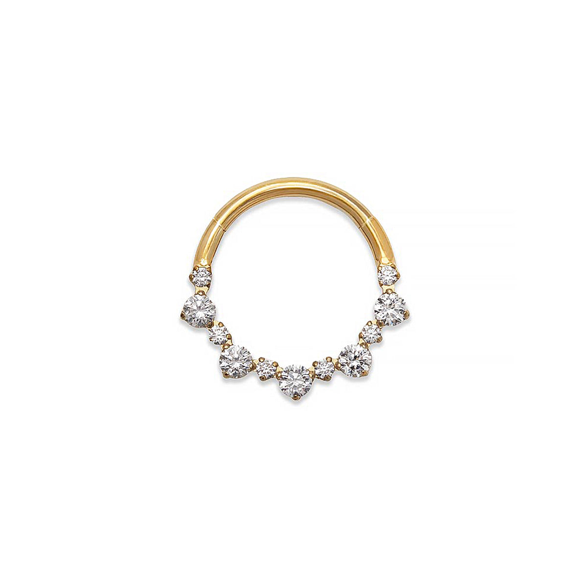 Crystal Pavé Seamless Hoop