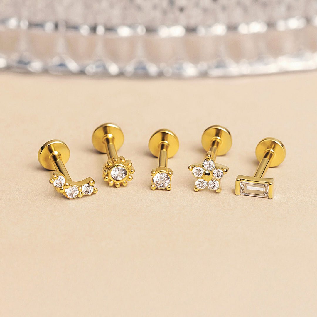 Tiny Crystal Flat Back Stud