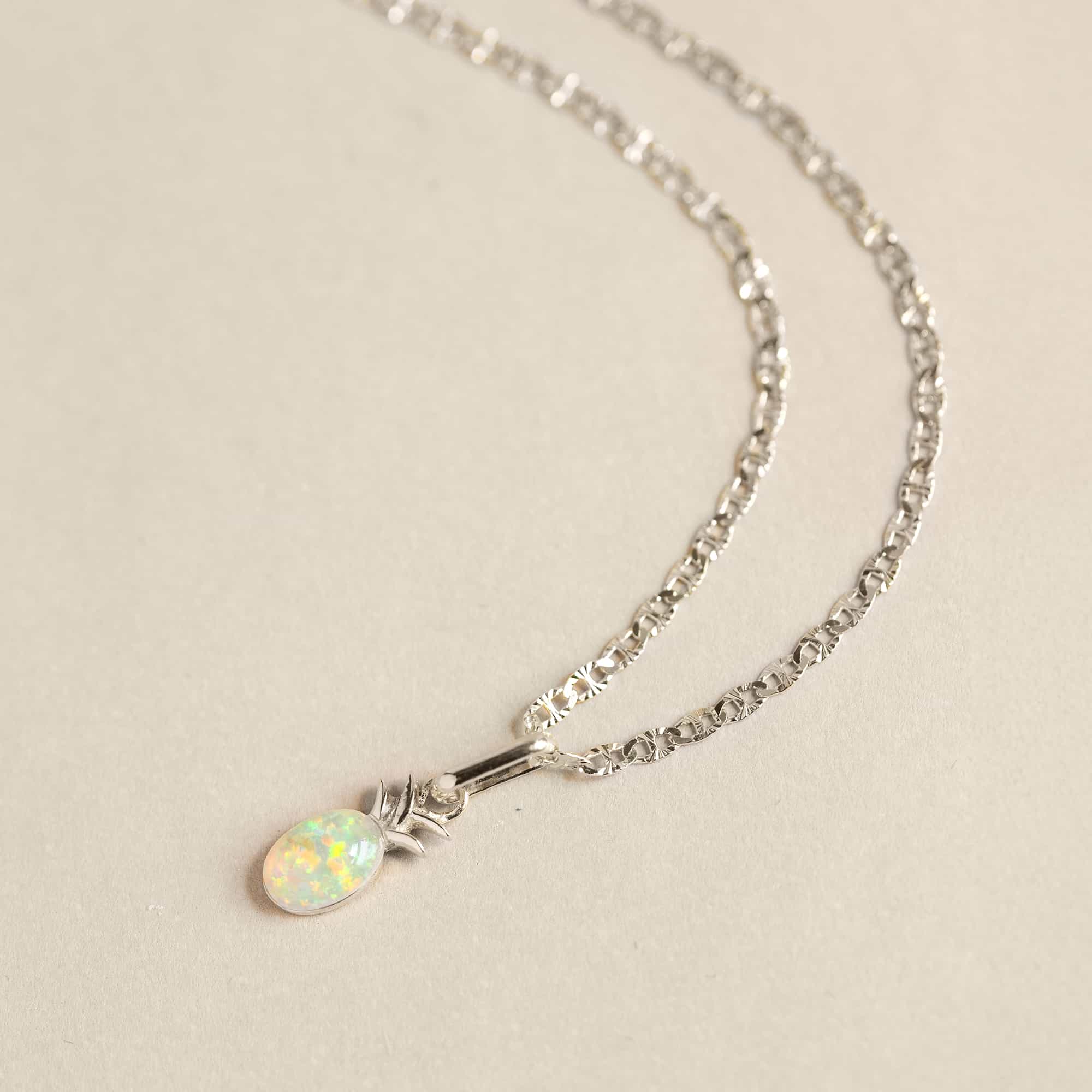 Diamond-cut Mariner Anchor Link Chain