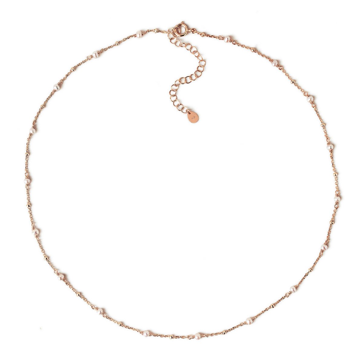 Dainty Pearl Choker Necklace