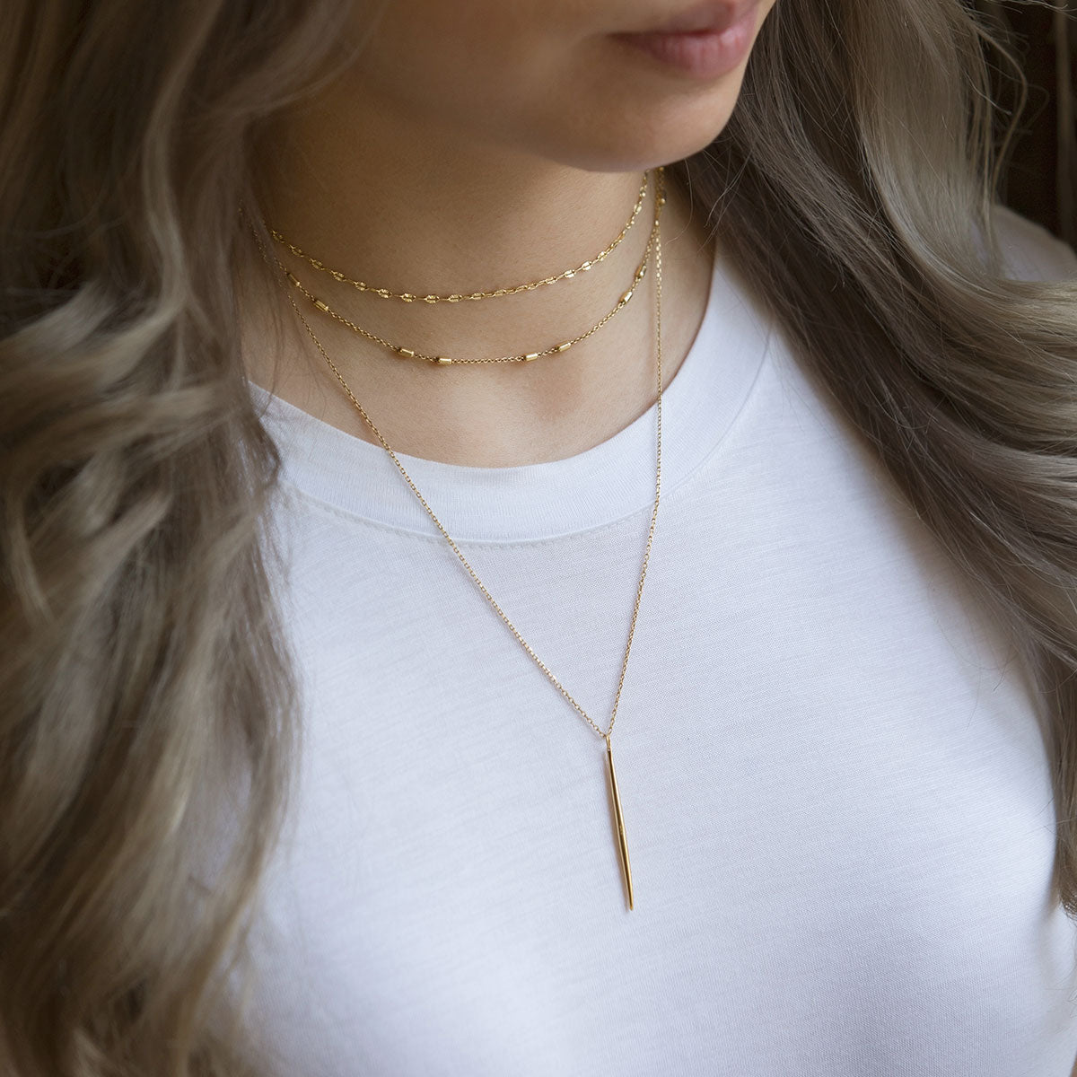 Deux Lace Chain and Needle Trio