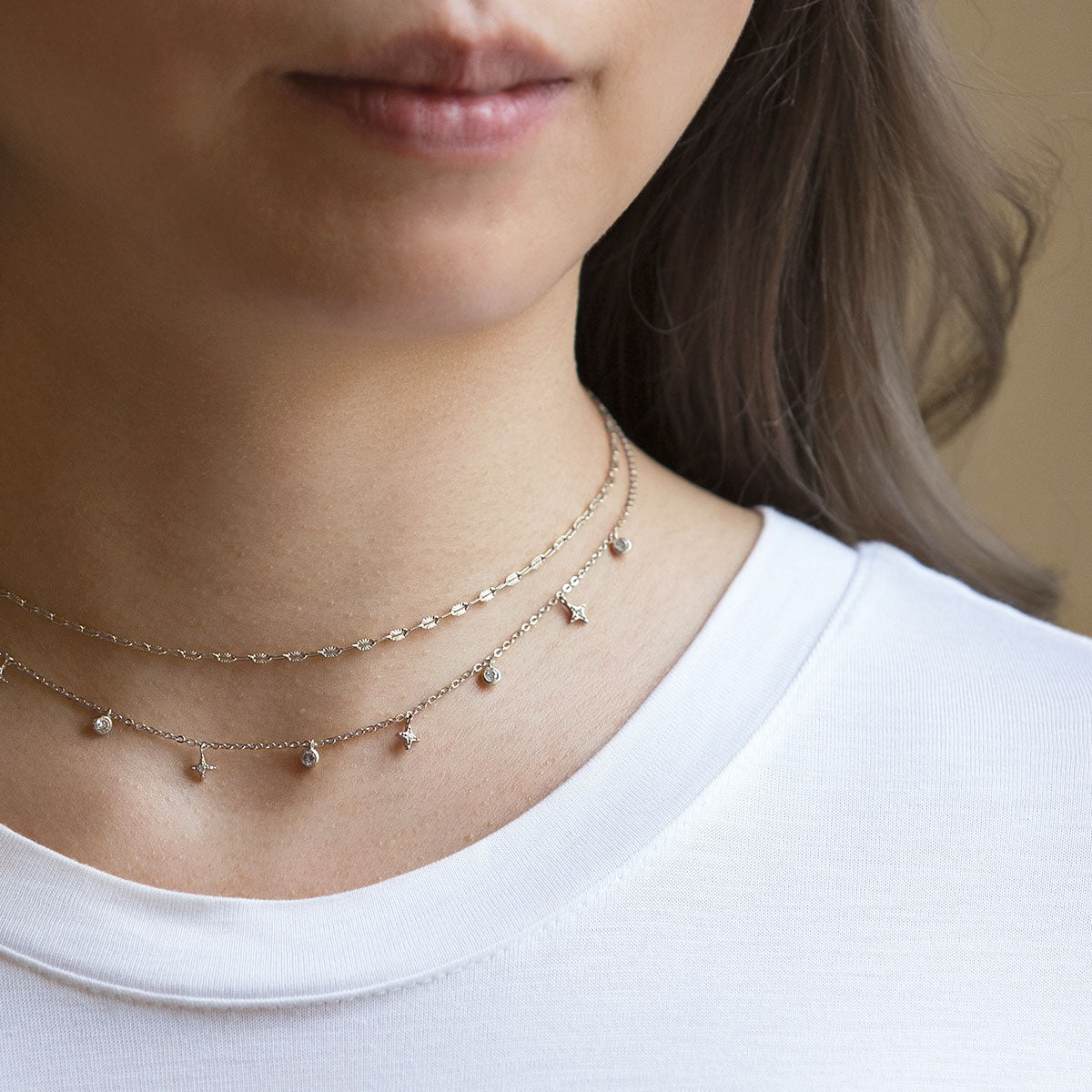Silver Choker Necklace  Custom Necklaces – Cut + Clarity
