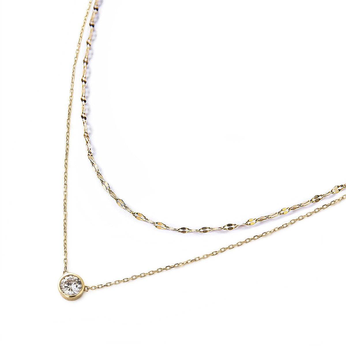 Dainty Gold Layered Set, Multi Gold Necklaces Layering Jewelry