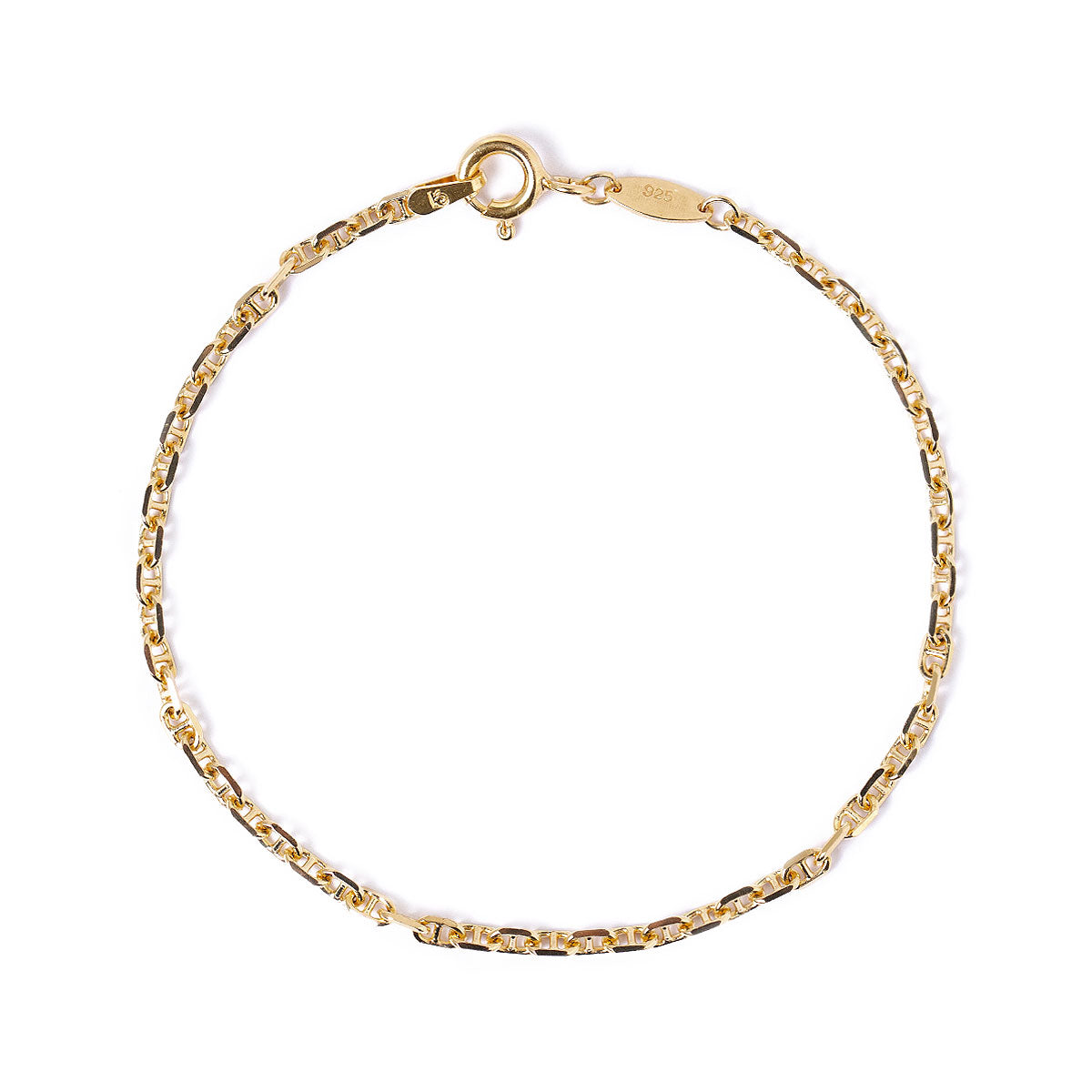 Women's 14K Gold Bracelet, Solid Gold Bracelets 14K Gold / 6in (16cm)