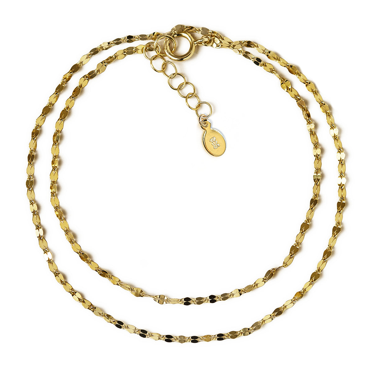 Dainty Double Layered Gold Bracelet, Delicate Gold Bracelets – AMYO Jewelry