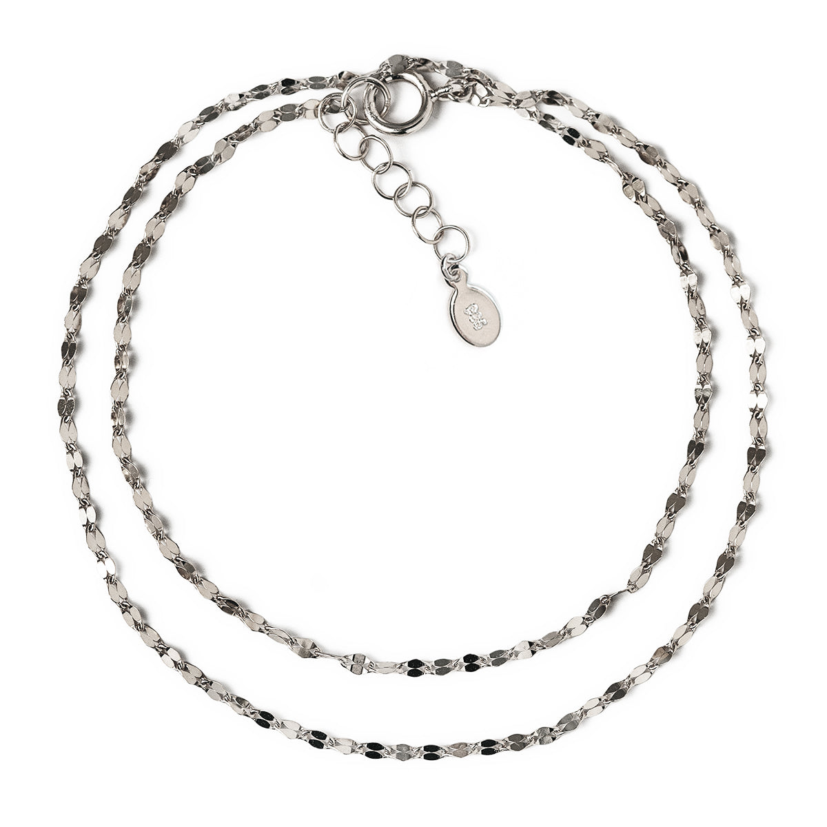Dainty Double Layered Silver Bracelet, Delicate Silver Bracelets – AMYO  Jewelry