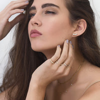 Navette Ear Climber Earrings, Earrings - AMY O. Jewelry