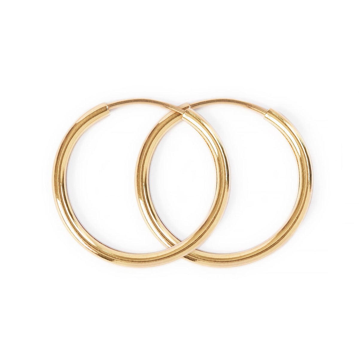 Hoop Earrings, Small Hoop Earrings, 14K White Gold Earrings – AMYO