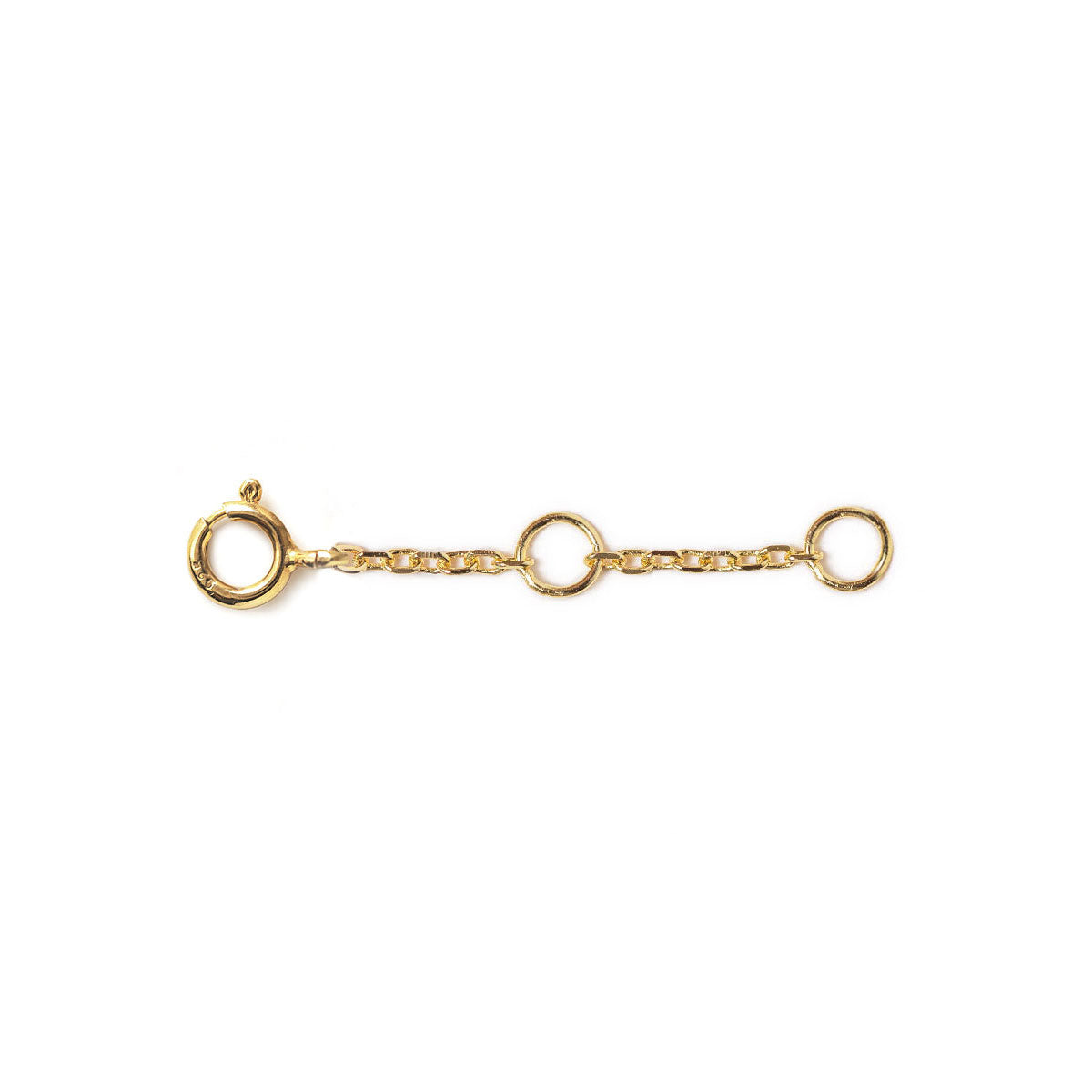 Chain extender- 14k White Solid Gold