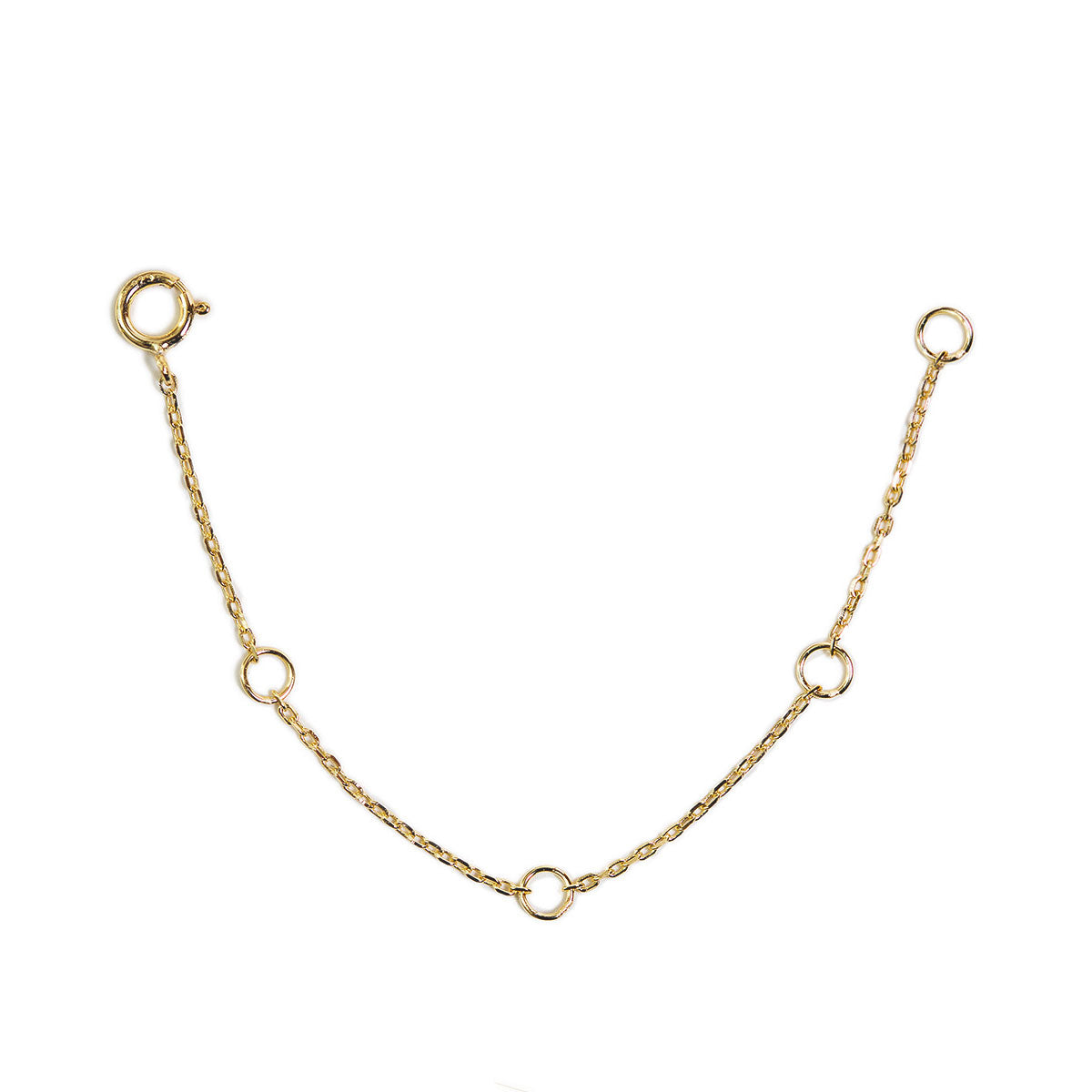 14k Solid Gold Extender For Necklace or Bracelet,Extension Link
