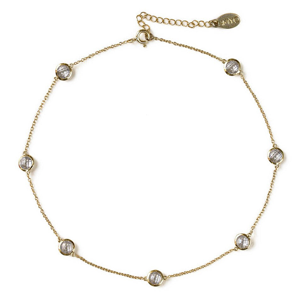 Sienna Crystal Choker, Necklaces - AMY O. Jewelry