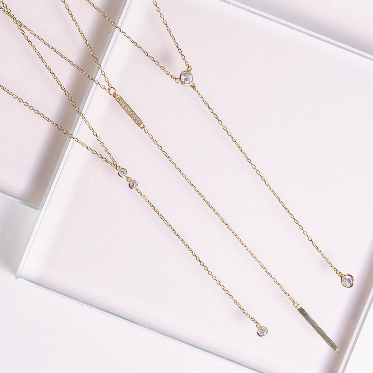 Ella Duo Lariat Necklace
