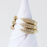 Claw Pave Ring, Rings - AMY O. Jewelry