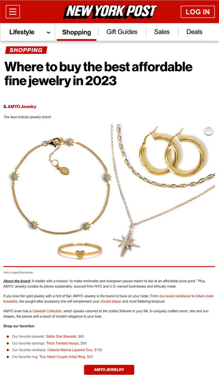 New York Post Best Affordable Fine Jewelry