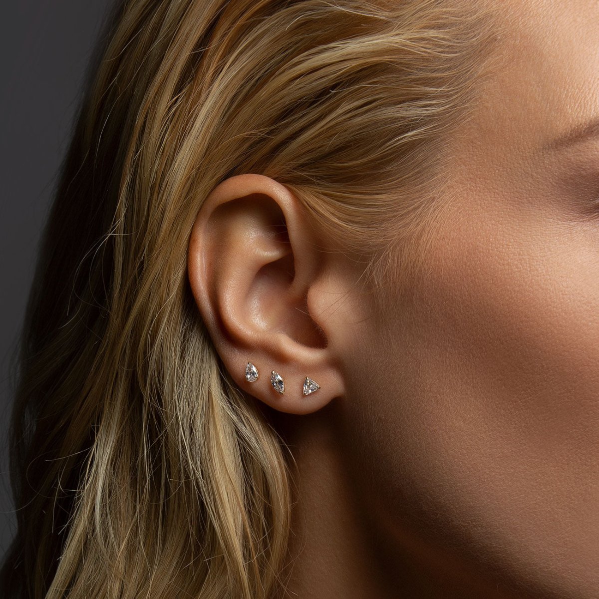 14K Gold Stud Earrings - AMYO Jewelry