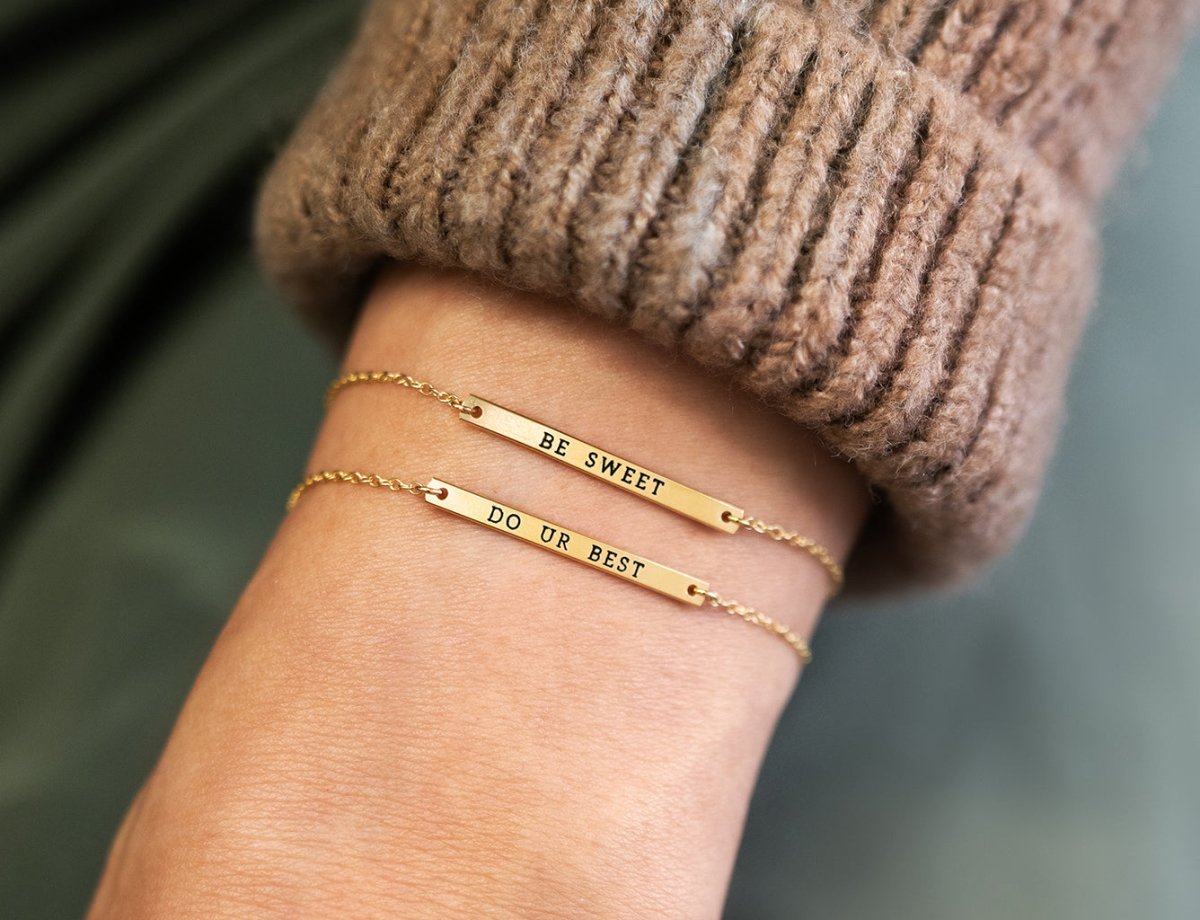 Engraved Bracelets - AMYO Jewelry