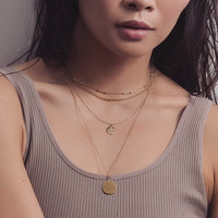 Star Disc Necklace