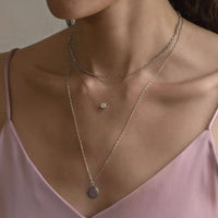 Marina Crystal Disc Layered Trio