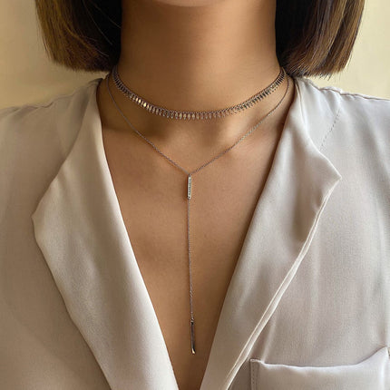 Cleo Lariat Layered Duo