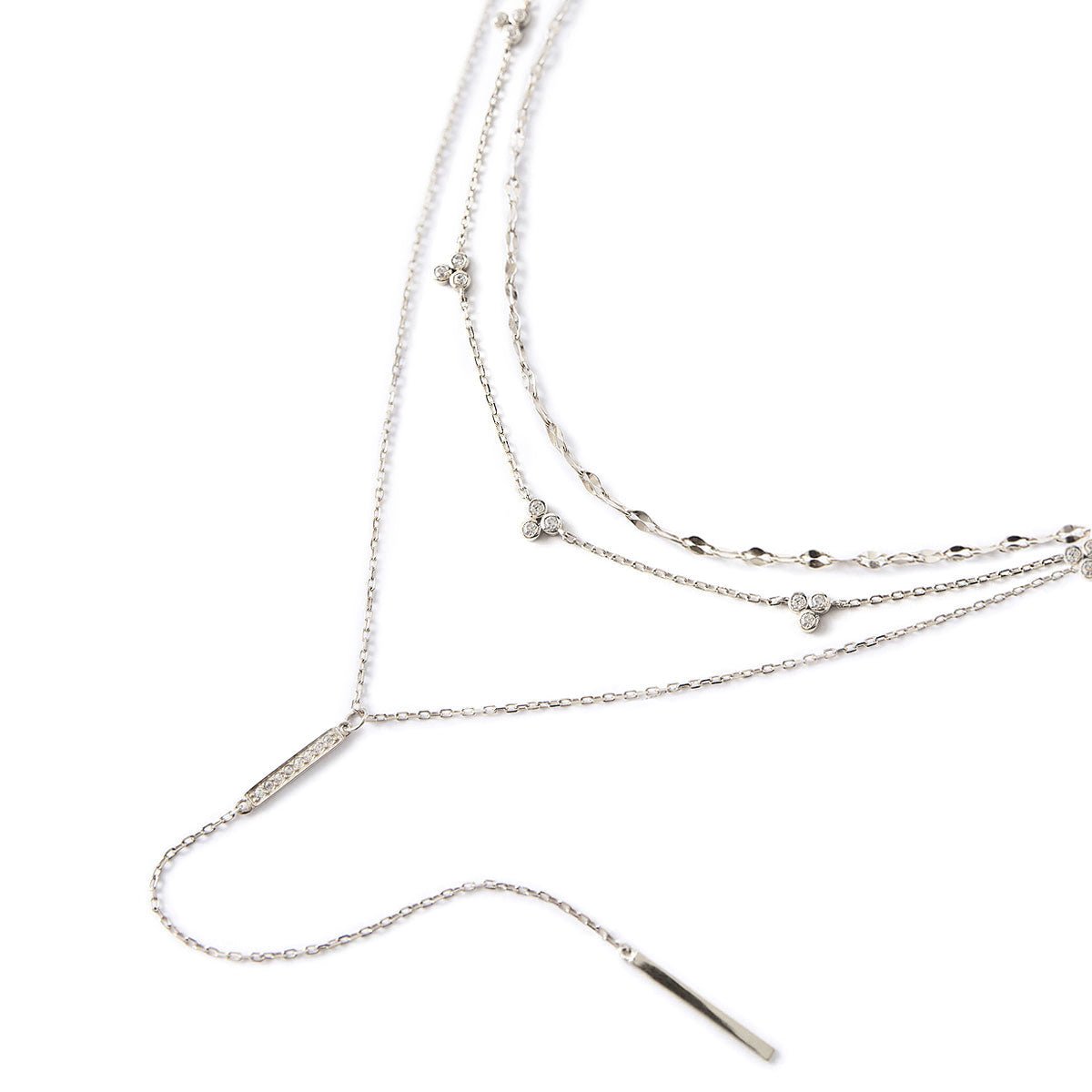 Sterling Silver Layered Necklace